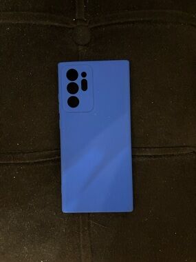 Amazon Royal Blue Silicone Phone Case for the galaxy note 20